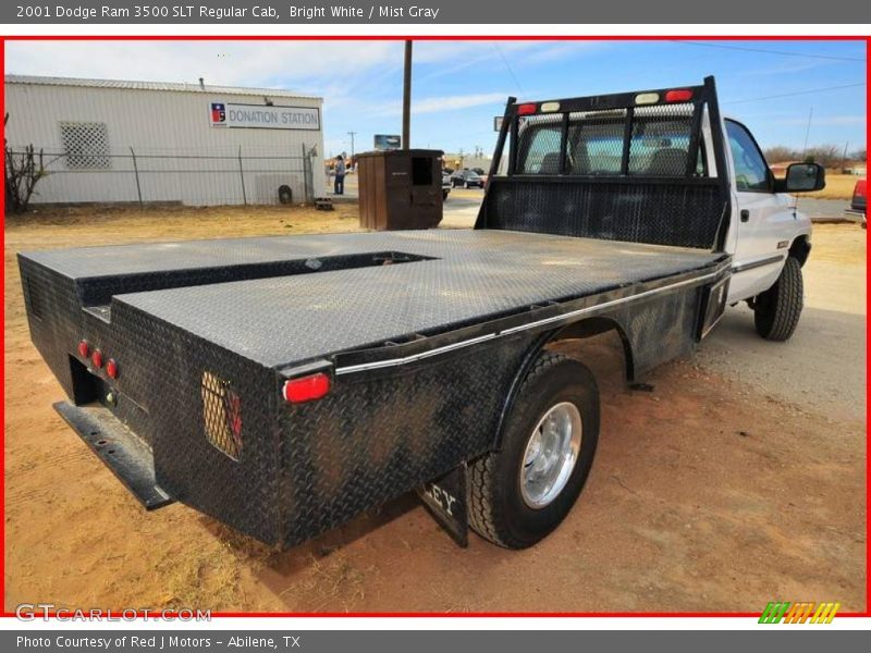 Bright White / Mist Gray 2001 Dodge Ram 3500 SLT Regular Cab