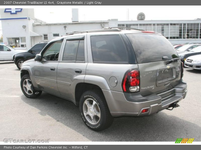 Graystone Metallic / Light Gray 2007 Chevrolet TrailBlazer LS 4x4