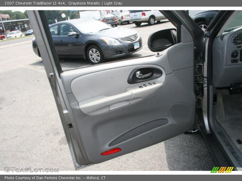 Graystone Metallic / Light Gray 2007 Chevrolet TrailBlazer LS 4x4