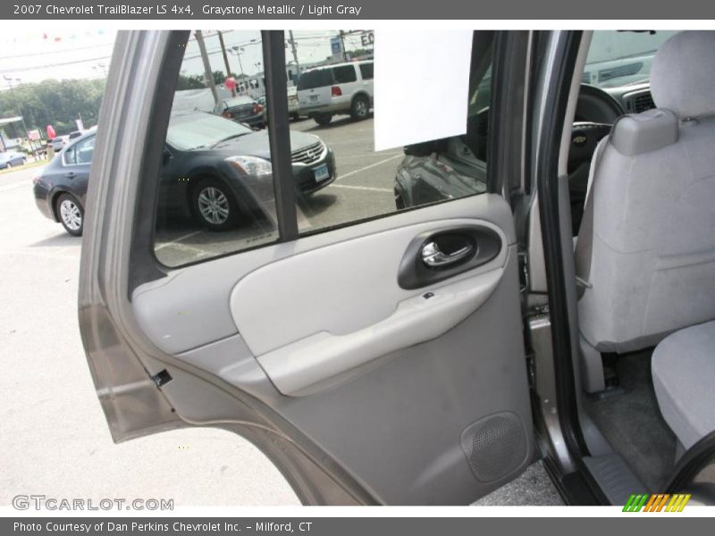 Graystone Metallic / Light Gray 2007 Chevrolet TrailBlazer LS 4x4