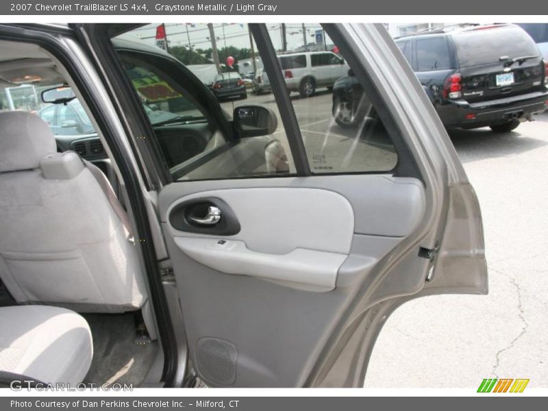 Graystone Metallic / Light Gray 2007 Chevrolet TrailBlazer LS 4x4