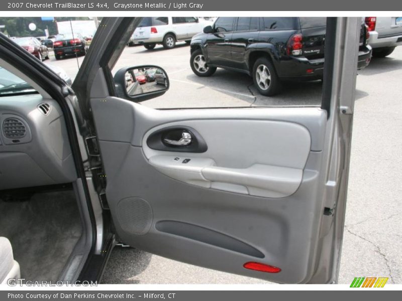 Graystone Metallic / Light Gray 2007 Chevrolet TrailBlazer LS 4x4