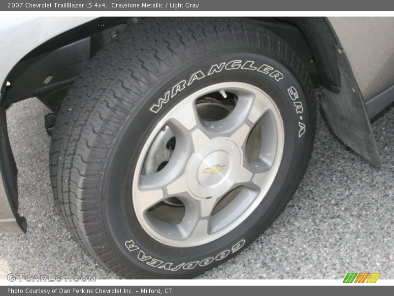 Graystone Metallic / Light Gray 2007 Chevrolet TrailBlazer LS 4x4