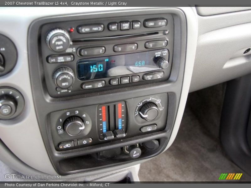 Graystone Metallic / Light Gray 2007 Chevrolet TrailBlazer LS 4x4