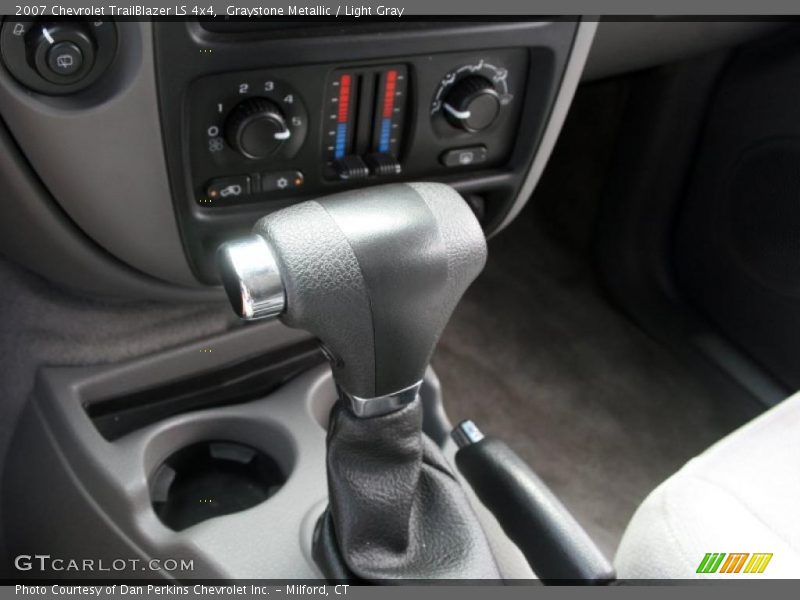 Graystone Metallic / Light Gray 2007 Chevrolet TrailBlazer LS 4x4