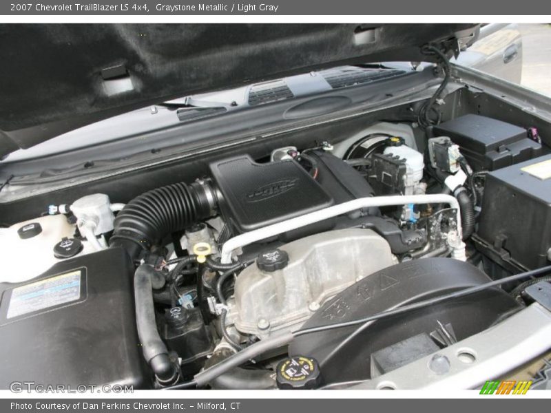 Graystone Metallic / Light Gray 2007 Chevrolet TrailBlazer LS 4x4