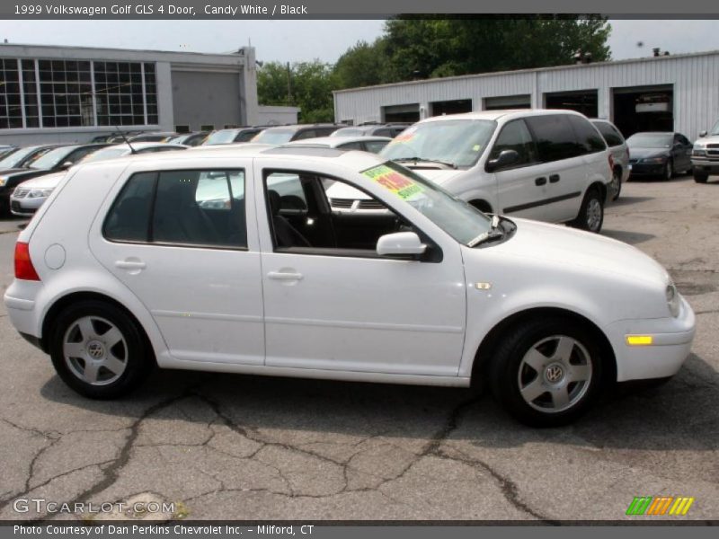 Candy White / Black 1999 Volkswagen Golf GLS 4 Door