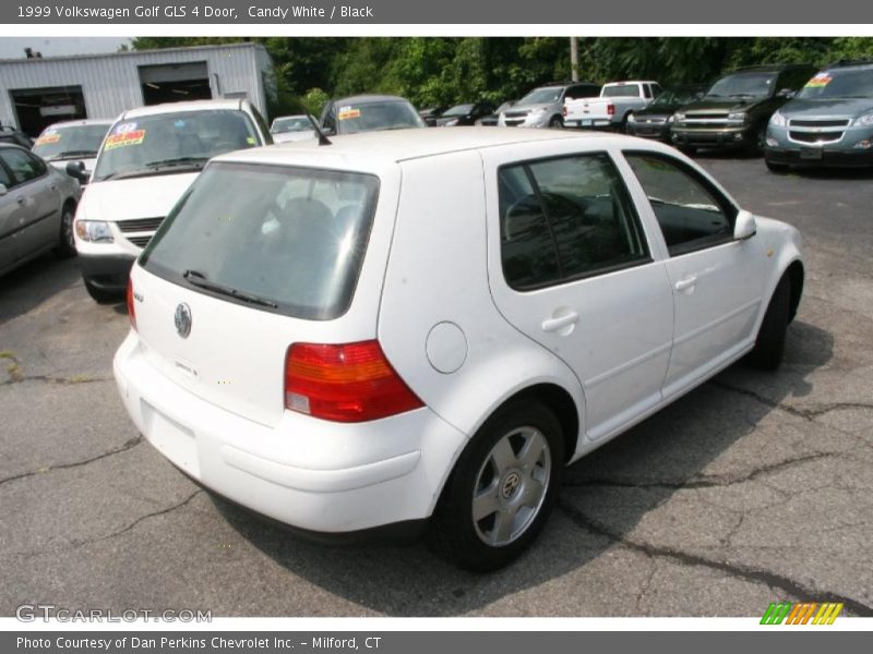 Candy White / Black 1999 Volkswagen Golf GLS 4 Door