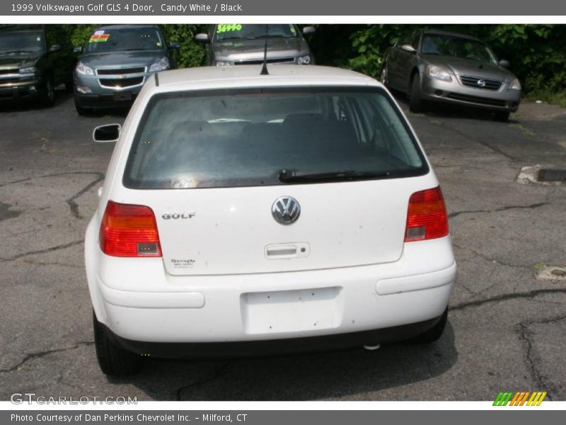 Candy White / Black 1999 Volkswagen Golf GLS 4 Door