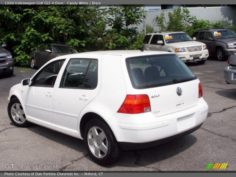 Candy White / Black 1999 Volkswagen Golf GLS 4 Door