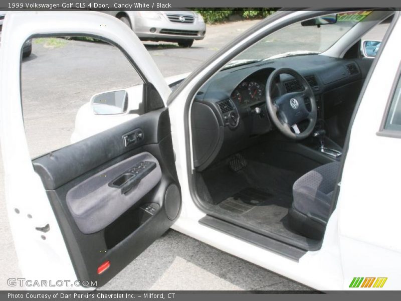 Candy White / Black 1999 Volkswagen Golf GLS 4 Door