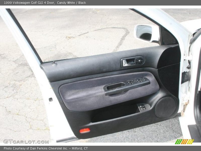 Candy White / Black 1999 Volkswagen Golf GLS 4 Door