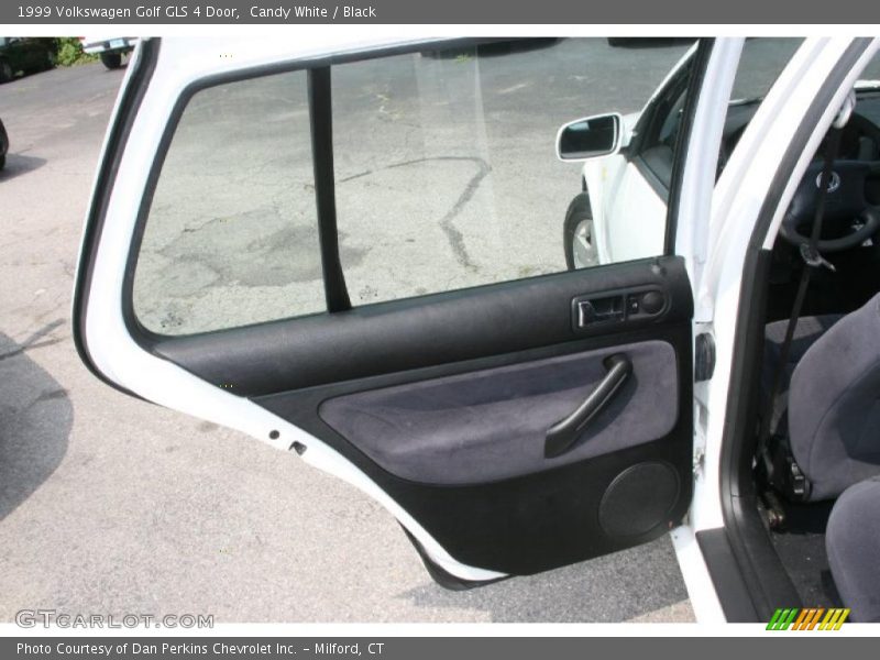 Candy White / Black 1999 Volkswagen Golf GLS 4 Door
