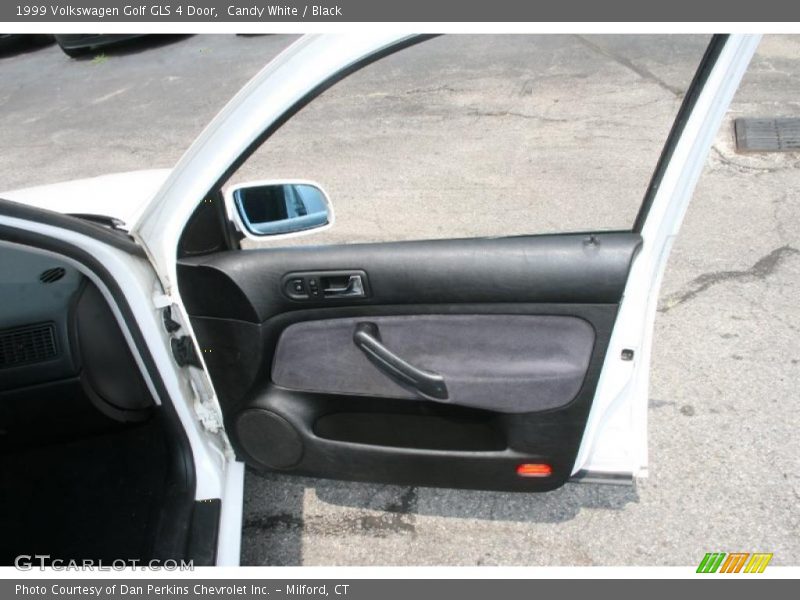 Candy White / Black 1999 Volkswagen Golf GLS 4 Door