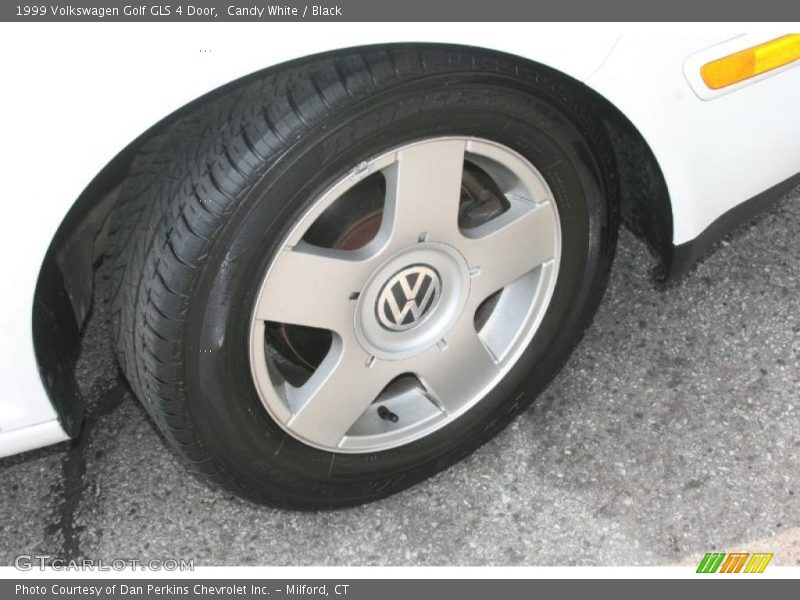 Candy White / Black 1999 Volkswagen Golf GLS 4 Door