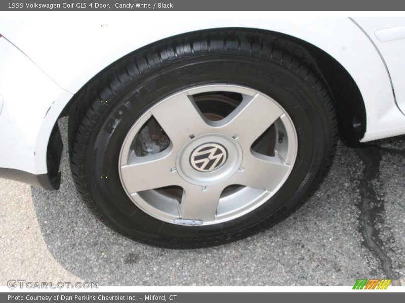 Candy White / Black 1999 Volkswagen Golf GLS 4 Door
