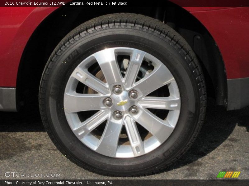 Cardinal Red Metallic / Jet Black 2010 Chevrolet Equinox LTZ AWD