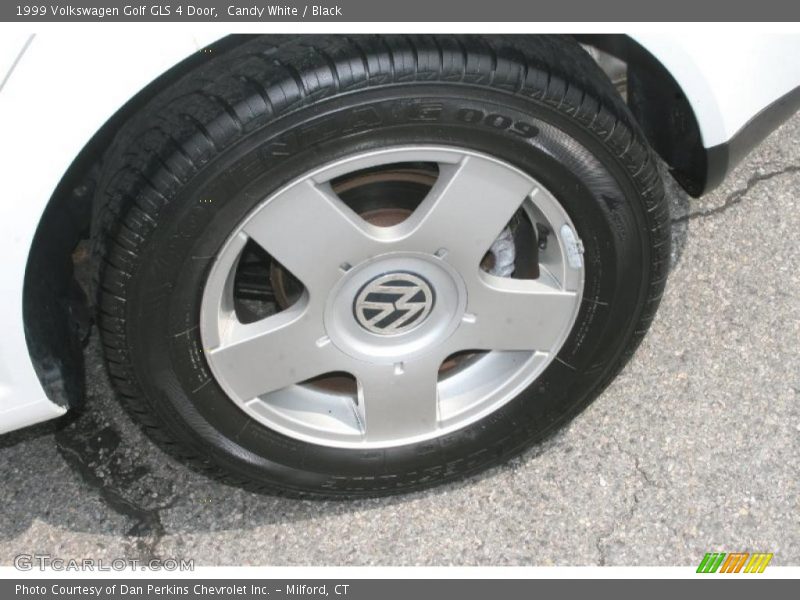 Candy White / Black 1999 Volkswagen Golf GLS 4 Door