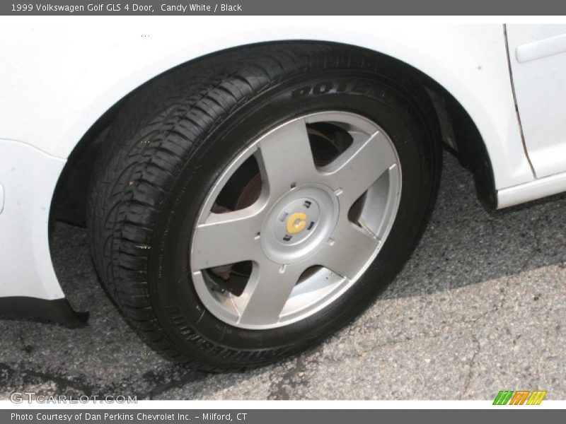 Candy White / Black 1999 Volkswagen Golf GLS 4 Door