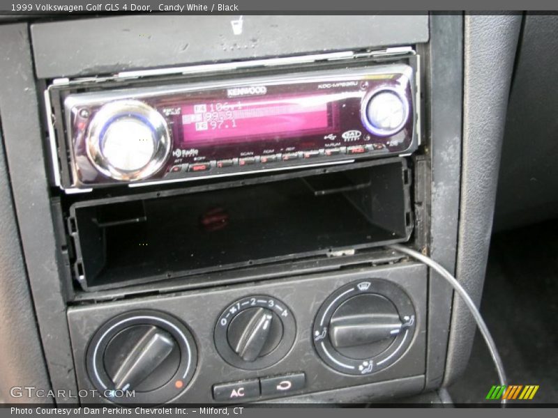 Candy White / Black 1999 Volkswagen Golf GLS 4 Door