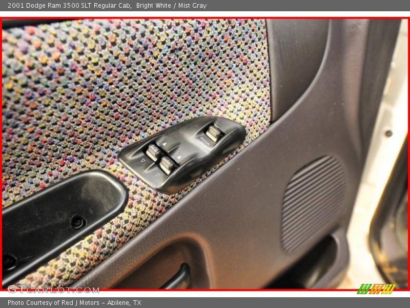 Bright White / Mist Gray 2001 Dodge Ram 3500 SLT Regular Cab