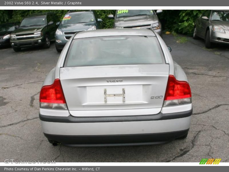 Silver Metallic / Graphite 2002 Volvo S60 2.4