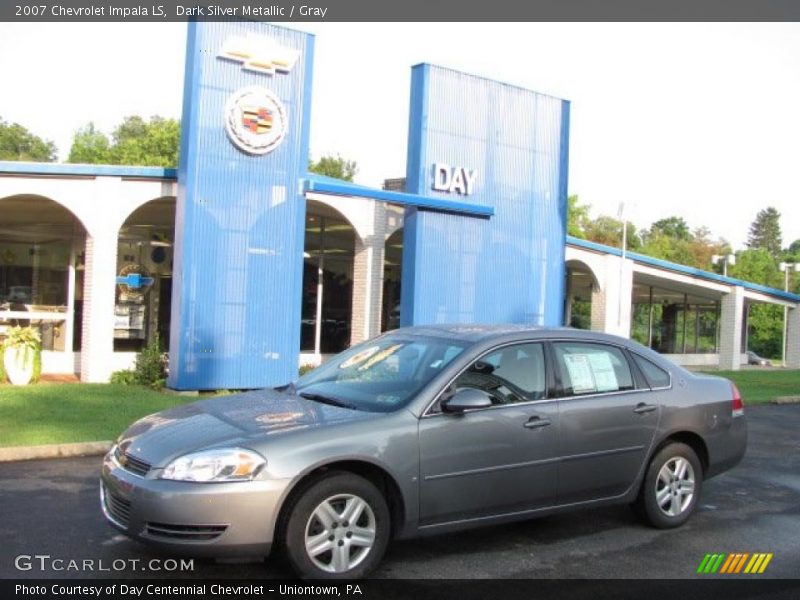 Dark Silver Metallic / Gray 2007 Chevrolet Impala LS