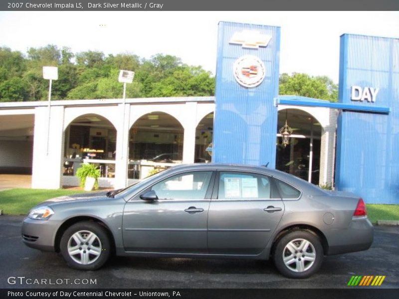 Dark Silver Metallic / Gray 2007 Chevrolet Impala LS