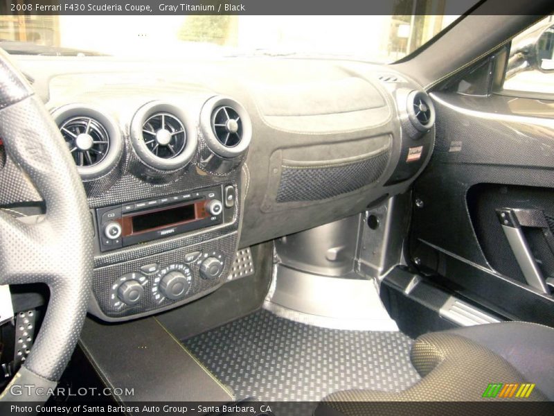 Gray Titanium / Black 2008 Ferrari F430 Scuderia Coupe