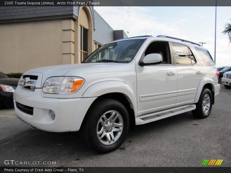 Arctic Frost Pearl / Taupe 2005 Toyota Sequoia Limited