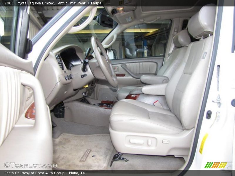 Arctic Frost Pearl / Taupe 2005 Toyota Sequoia Limited