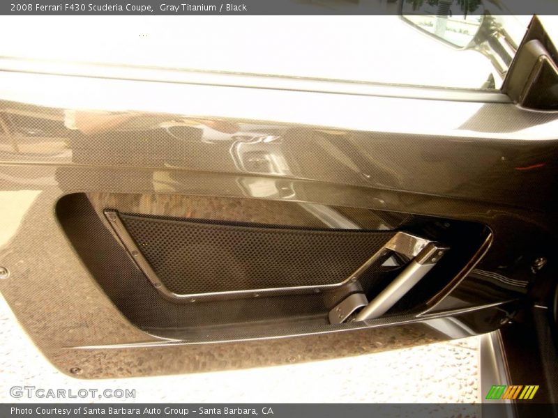 Gray Titanium / Black 2008 Ferrari F430 Scuderia Coupe