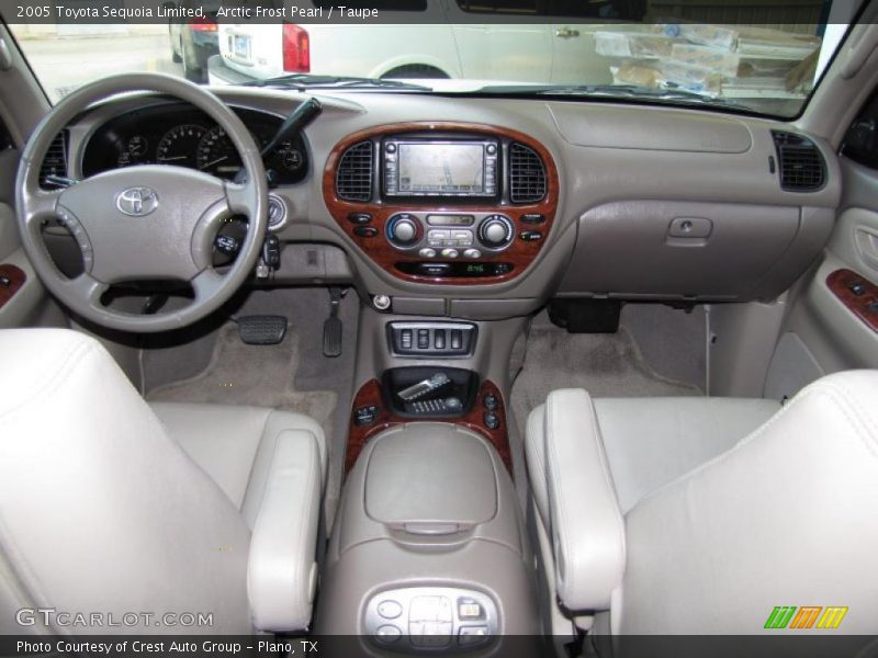 Arctic Frost Pearl / Taupe 2005 Toyota Sequoia Limited