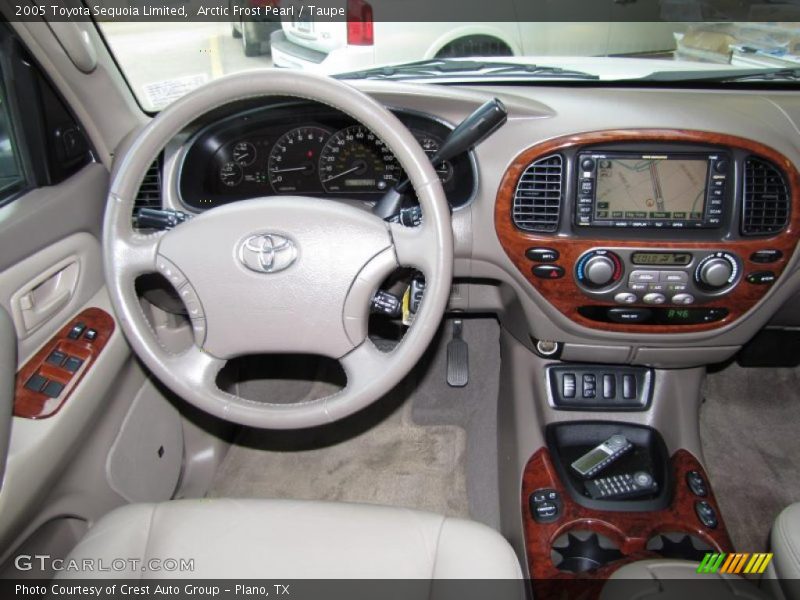 Arctic Frost Pearl / Taupe 2005 Toyota Sequoia Limited