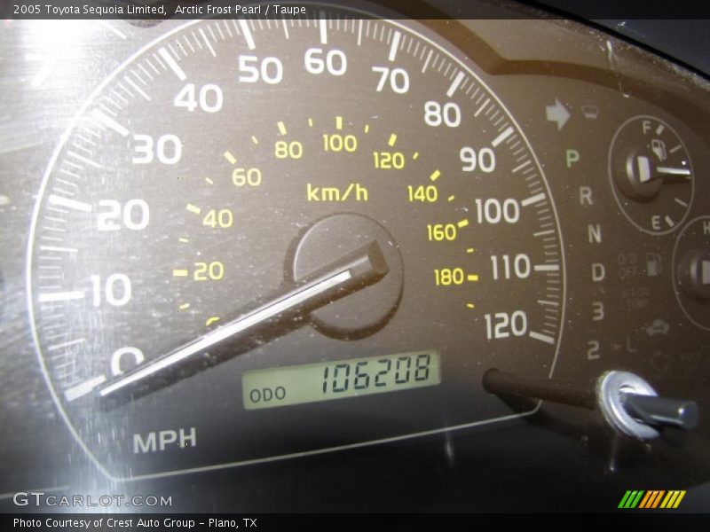 Arctic Frost Pearl / Taupe 2005 Toyota Sequoia Limited