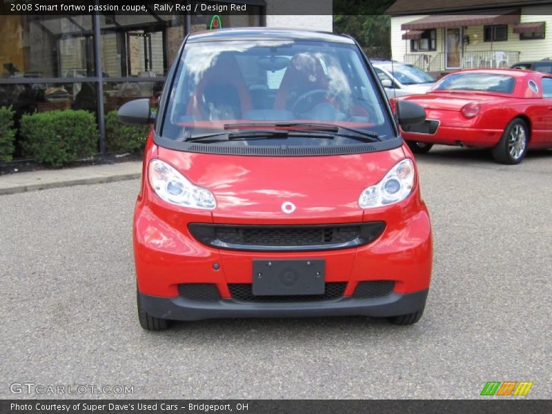 Rally Red / Design Red 2008 Smart fortwo passion coupe