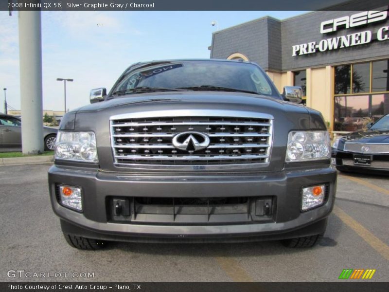 Silver Graphite Gray / Charcoal 2008 Infiniti QX 56
