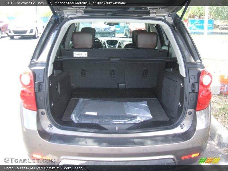 Mocha Steel Metallic / Jet Black/Brownstone 2010 Chevrolet Equinox LTZ