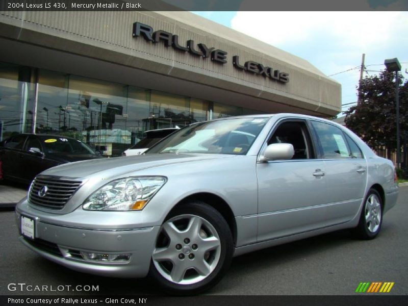 Mercury Metallic / Black 2004 Lexus LS 430