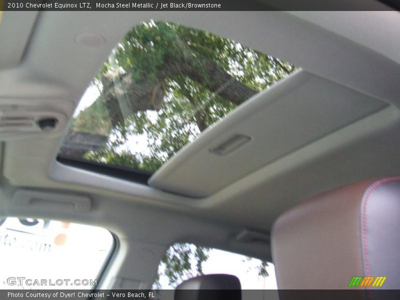 Mocha Steel Metallic / Jet Black/Brownstone 2010 Chevrolet Equinox LTZ
