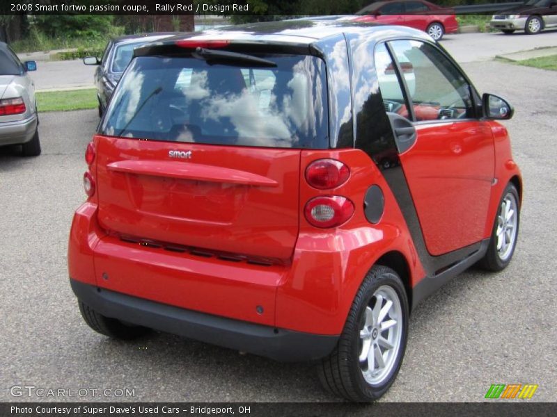 Rally Red / Design Red 2008 Smart fortwo passion coupe