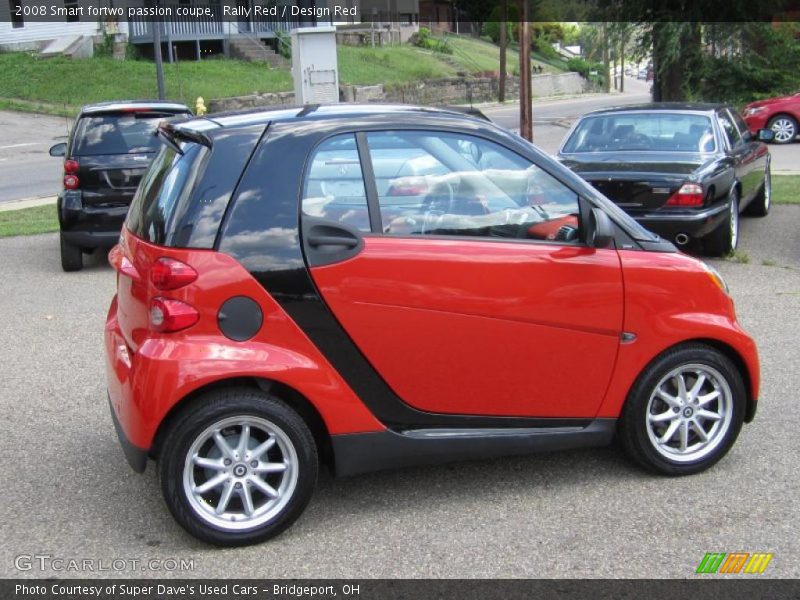 Rally Red / Design Red 2008 Smart fortwo passion coupe