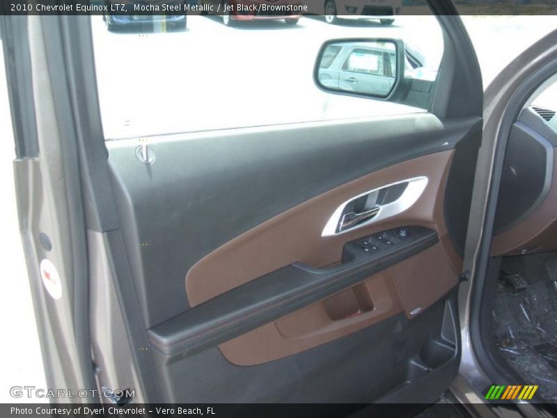 Mocha Steel Metallic / Jet Black/Brownstone 2010 Chevrolet Equinox LTZ