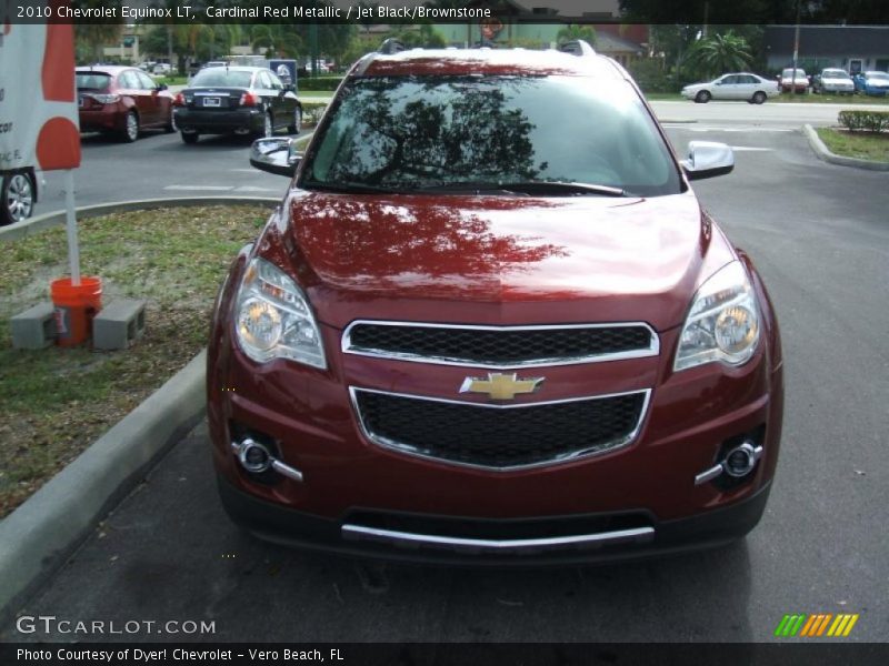 Cardinal Red Metallic / Jet Black/Brownstone 2010 Chevrolet Equinox LT