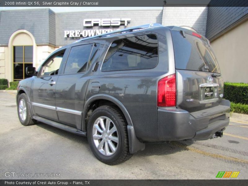 Silver Graphite Gray / Charcoal 2008 Infiniti QX 56