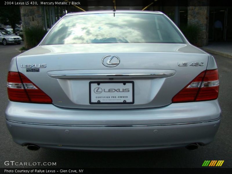 Mercury Metallic / Black 2004 Lexus LS 430