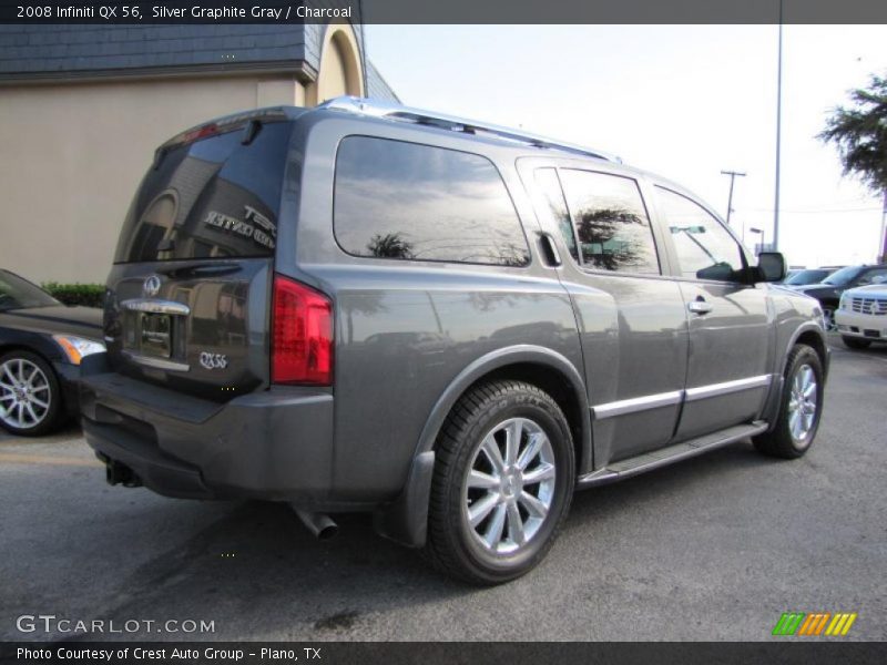 Silver Graphite Gray / Charcoal 2008 Infiniti QX 56