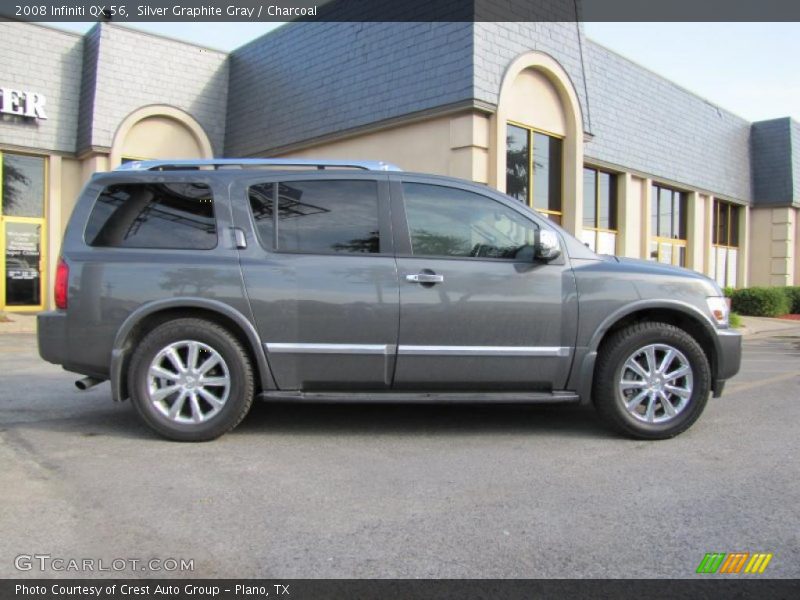Silver Graphite Gray / Charcoal 2008 Infiniti QX 56