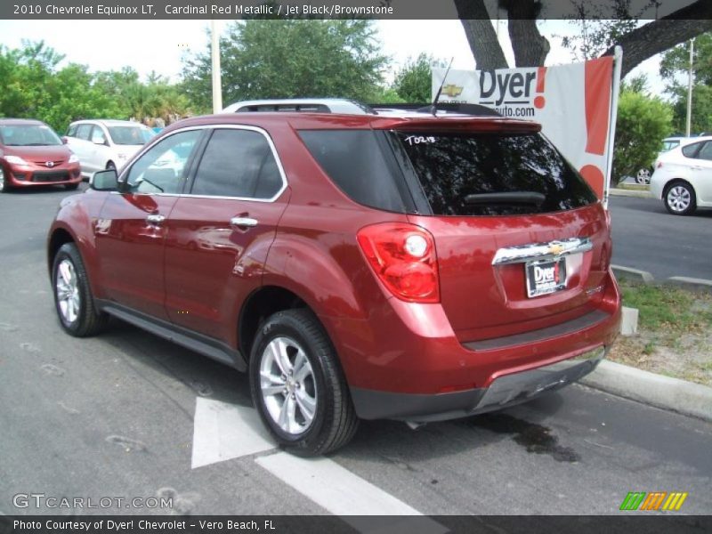 Cardinal Red Metallic / Jet Black/Brownstone 2010 Chevrolet Equinox LT