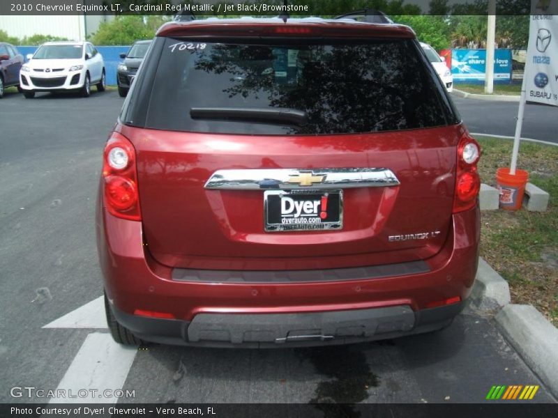 Cardinal Red Metallic / Jet Black/Brownstone 2010 Chevrolet Equinox LT